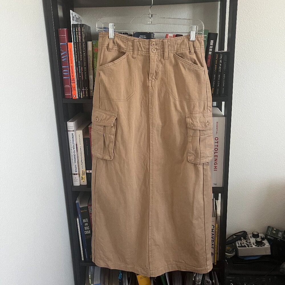 Brandy Melville Beverly long cargo skirt